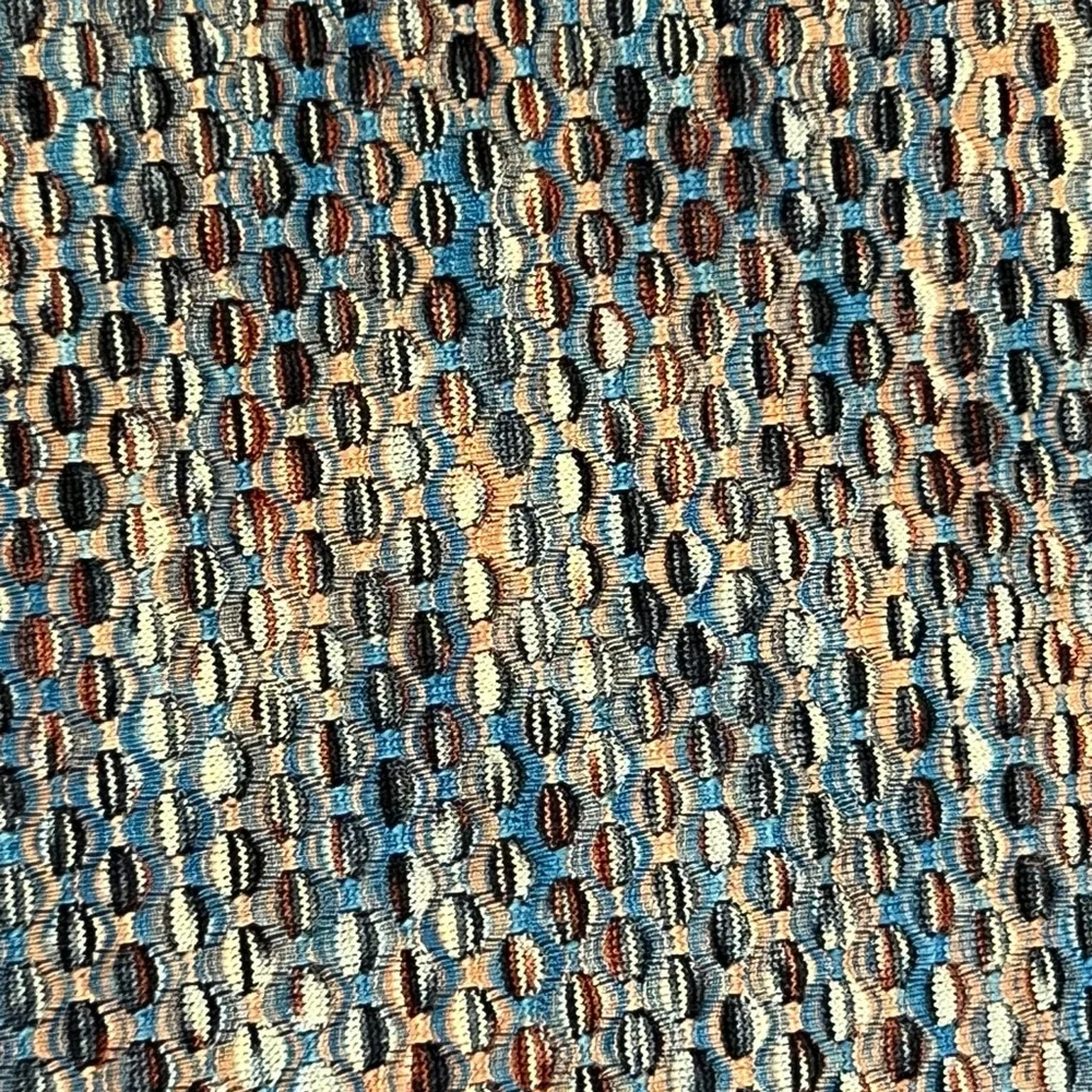 Athleta Women’s 3X Short Sleeve Raglan Active Top Blue Multicolor Textured - Picture 5 of 7